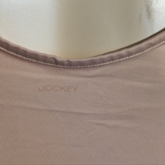 Jockey desert rose 90s Y2K perfect tee sporty top gym stretchy key hole medium - Picture 6 of 8